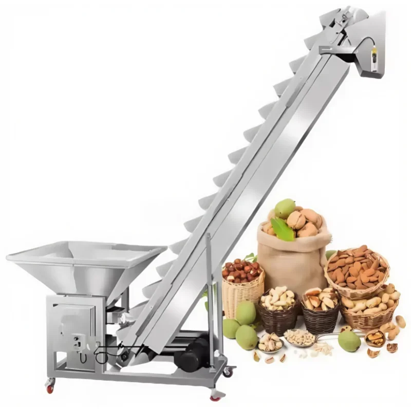 Grain feed powder particle spiral, continuous lifting conveyor, high capacity anti-clogging heavy duty