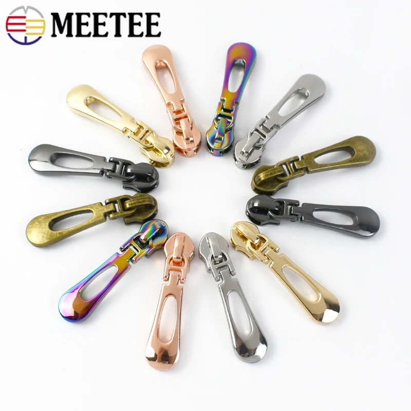 

5/10/20Pcs 5# Nylon Zipper Slider for Zippers Closures Clothes Pocket Zip Puller Bag Purse Zips Repair Kit Sewing Accessories