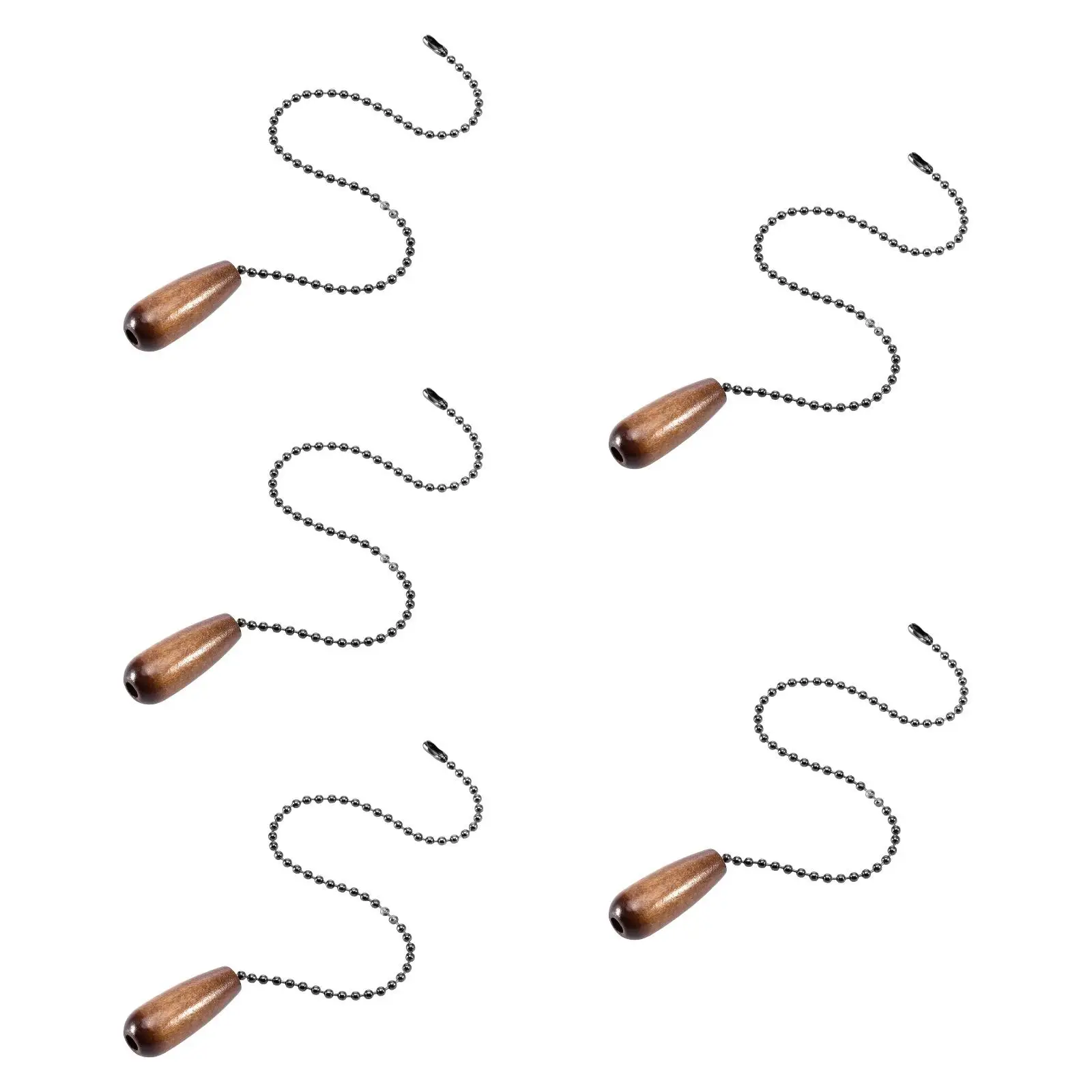 5 Pieces Ceiling Fan Pull Chain Extender Multipurpose Fan Bulb Switch Pendant for Pendant Lights Bedside Lamps Desk Lamp Bedroom