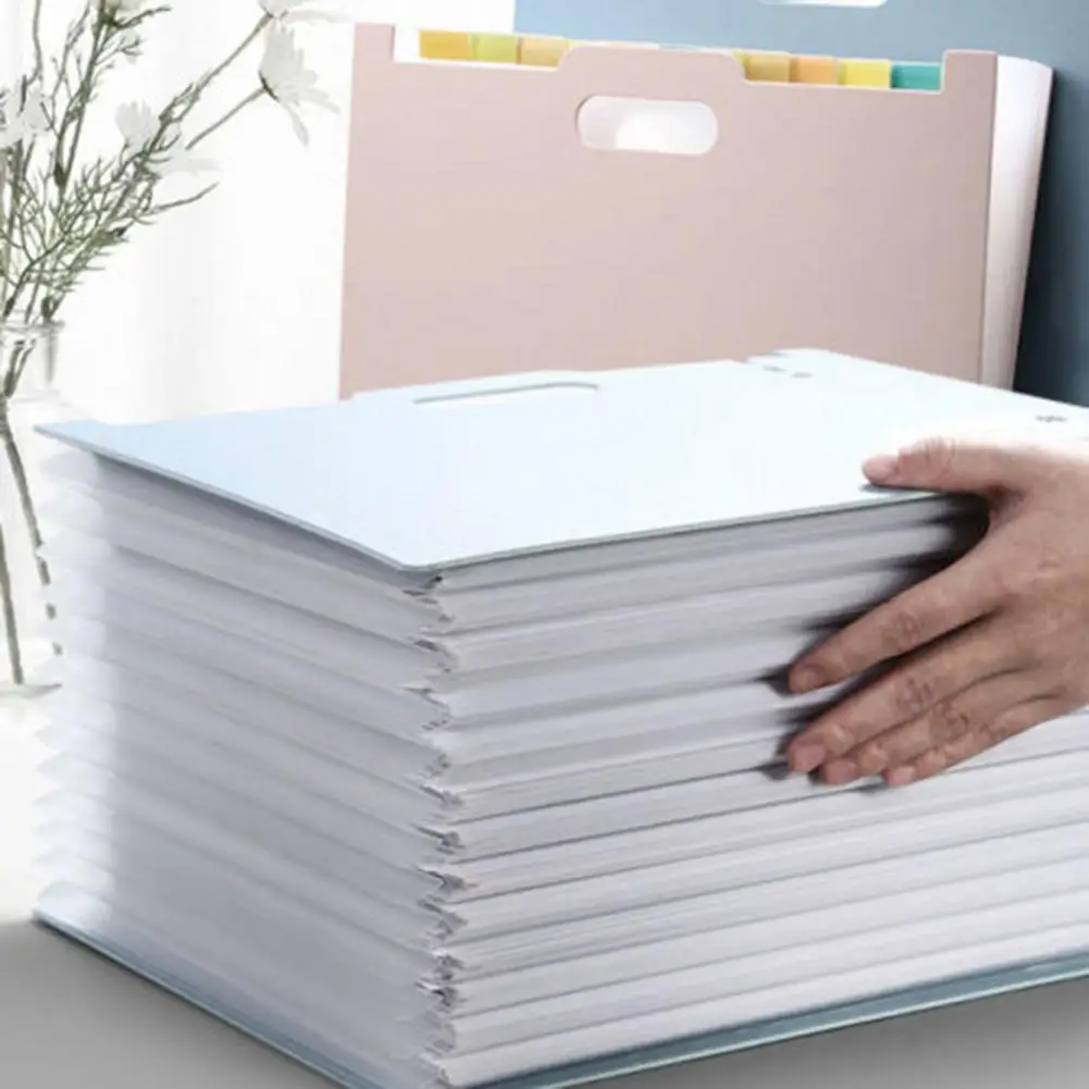 File Organizer Portable Expandable Wear-resistant Test Paper Important Document File Folder File Folder File Organization
