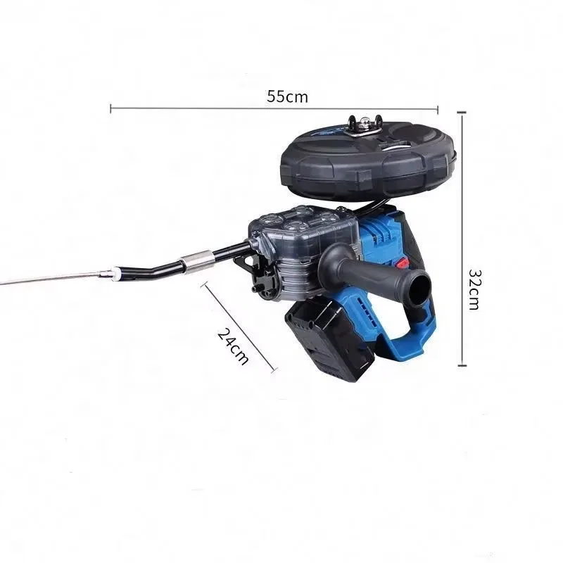 Automatic Electric Puller Through Wall Brushless Electrician Stringing Machine Rechargeable Wall Threading Machine for Wire