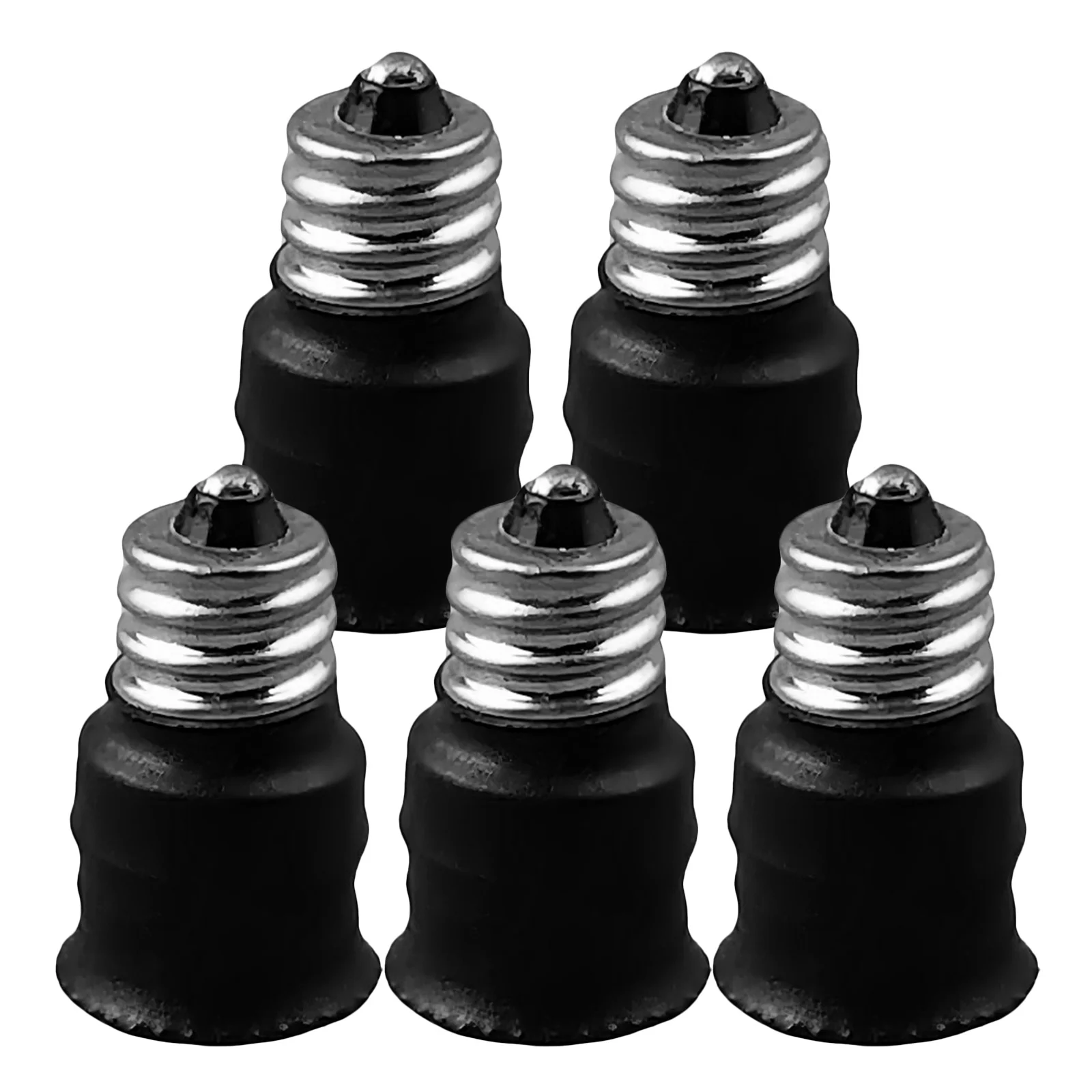 

5 шт., энергосберегающий адаптер для цоколя E12 в E14, конвертер цоколя, винт, держатель лампы, адаптер для цоколя лампы для домашнего офиса