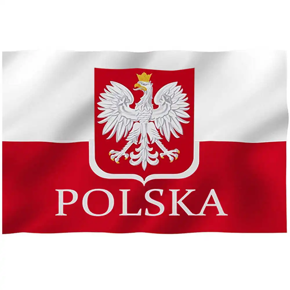 

POLSKA Poland Flag Polish Eagle Banner 90x150cm Polyester Printed National Imperial Flags Banners For Decoration Celebration