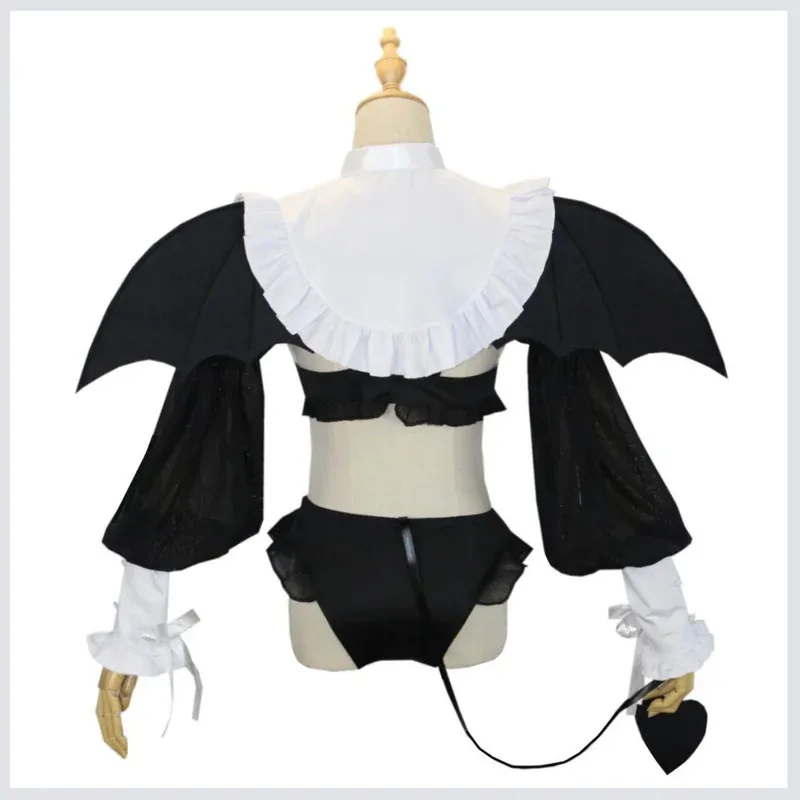 Аниме My Dress-Up Darling Kitagawa Marin Косплей Костюм Kuroe Shizuku Demon Бикини Шорты Парик Женский Сексуальный Милый Карнавальный Костюм; 2 '