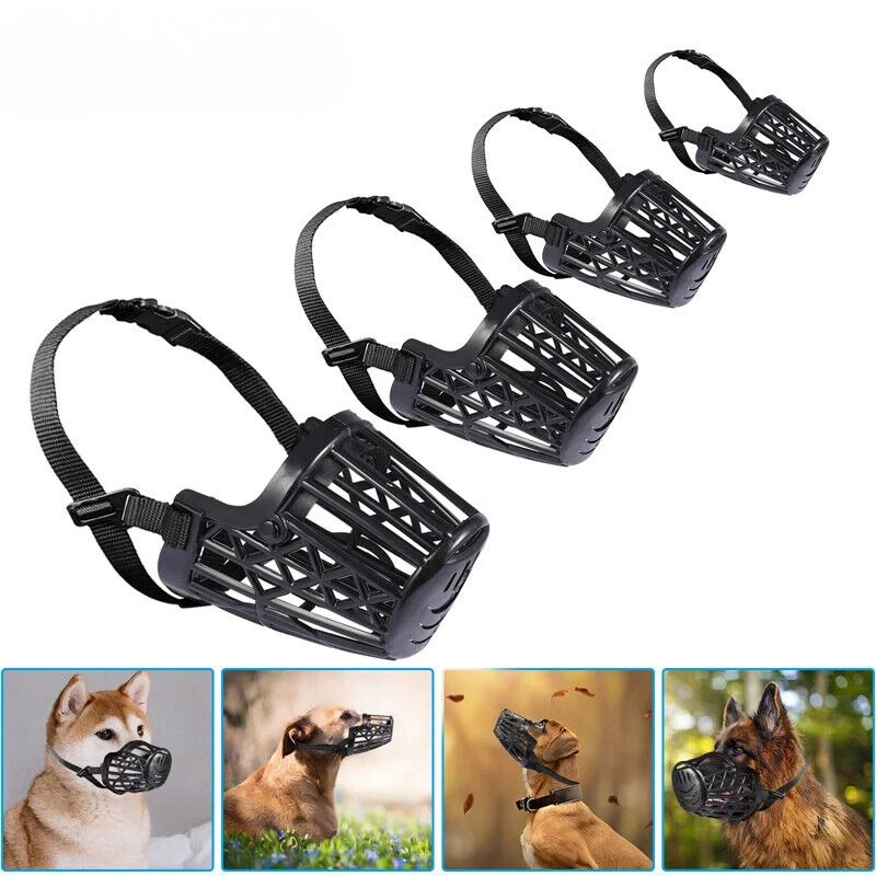 Dog Pet Supplies Fashion Pet Muzzles Environmental Protection Rubber Dog Cover for Puppy and Medium Dog Accessories