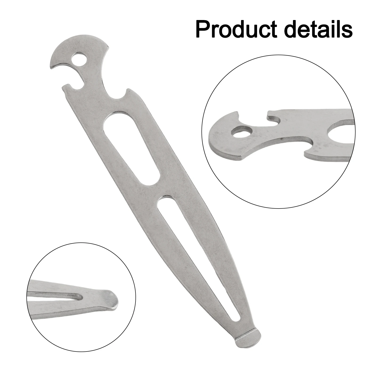 أداة مفتاح الربط 304 من الفولاذ المقاوم للصدأ متعددة الوظائف لفتح الزجاجات والقيادة والإصلاحات في اليخوت والتخييم #2