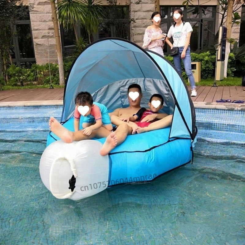 New Inflatable Sofa Tent, Sunshade and Sun Protection Double Inflatable Sofa, Outdoor Camping Multifunctional Equipment