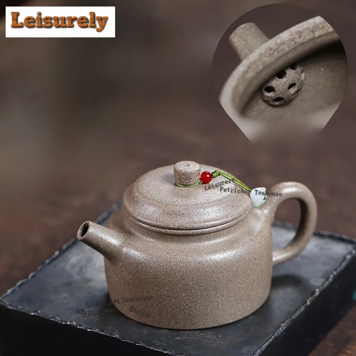 

250ml Retro Yixing Purple Clay Teapots Handmade De Zhong Pot Raw Ore White Segment Mud Kettle With Infuser Zisha Tea Set Teaware