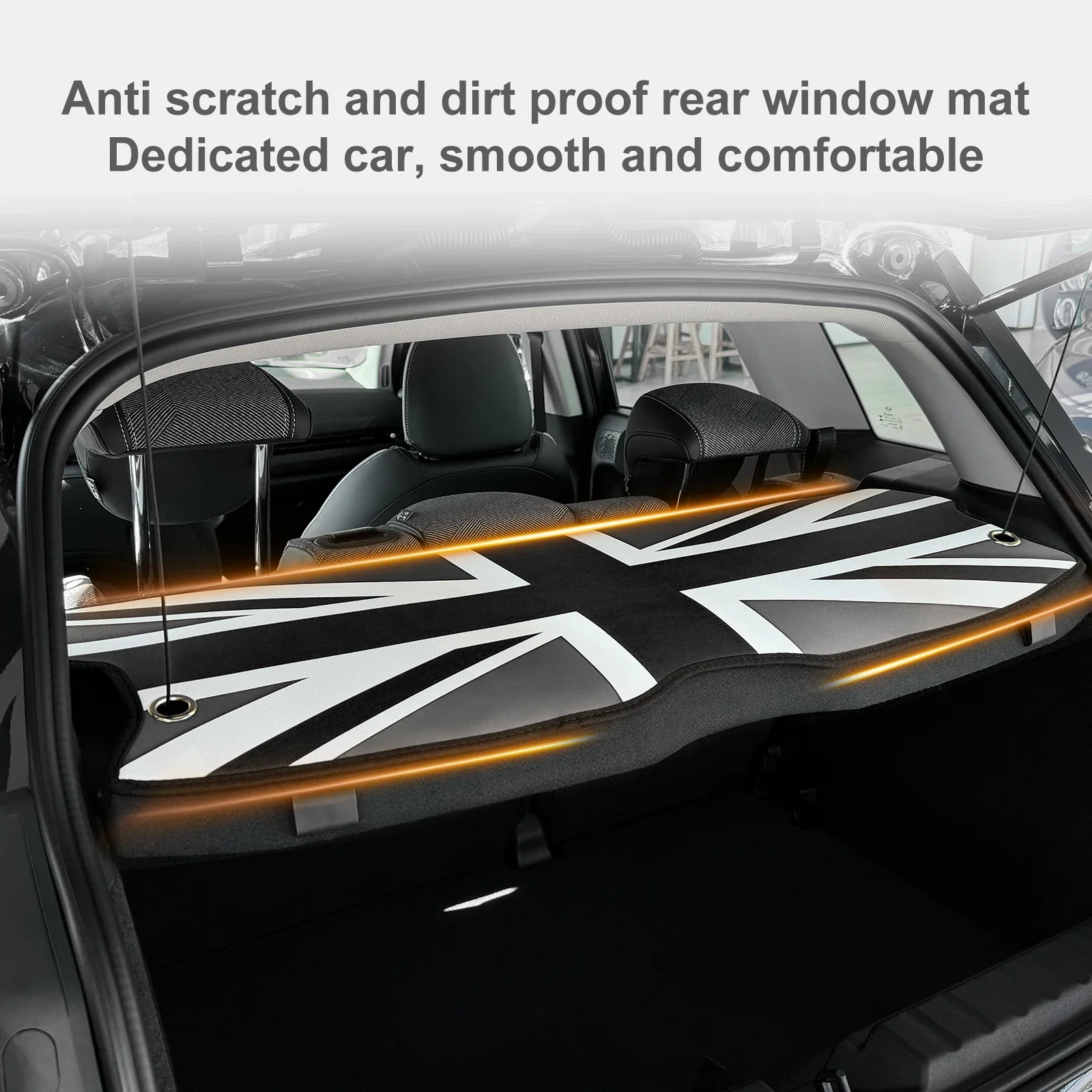For MINI J05 Aceman Cooper S 2024 2025 2026 Car Trunk Window Pad Countryman Auto Styling Interior Decoration Accessories
