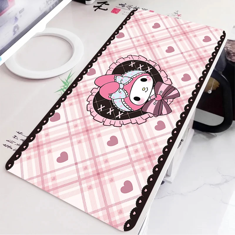 

Mouse Pad Kuromi Computer keyboard Carpet Large Gaming Accessories Mousepad PC Gamer Desk Mat Table