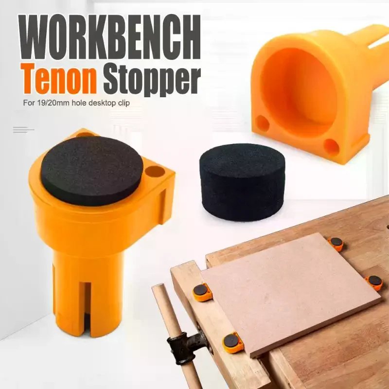 Nylon Bench Set Inserts: 1/4Pcs 19mm/20mm Anti-Slip EVA Rubber Precision Woodworking Tools