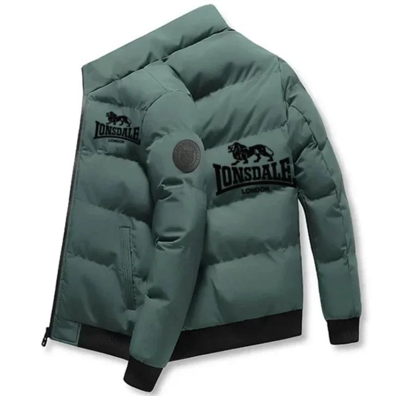 سترة دافئة غير رسمية سميكة للرجال عصرية عالية الجودة موضة شتاء 2025 - سترة دافئة من القطن للرجال - سترة رجالية دافئة #3