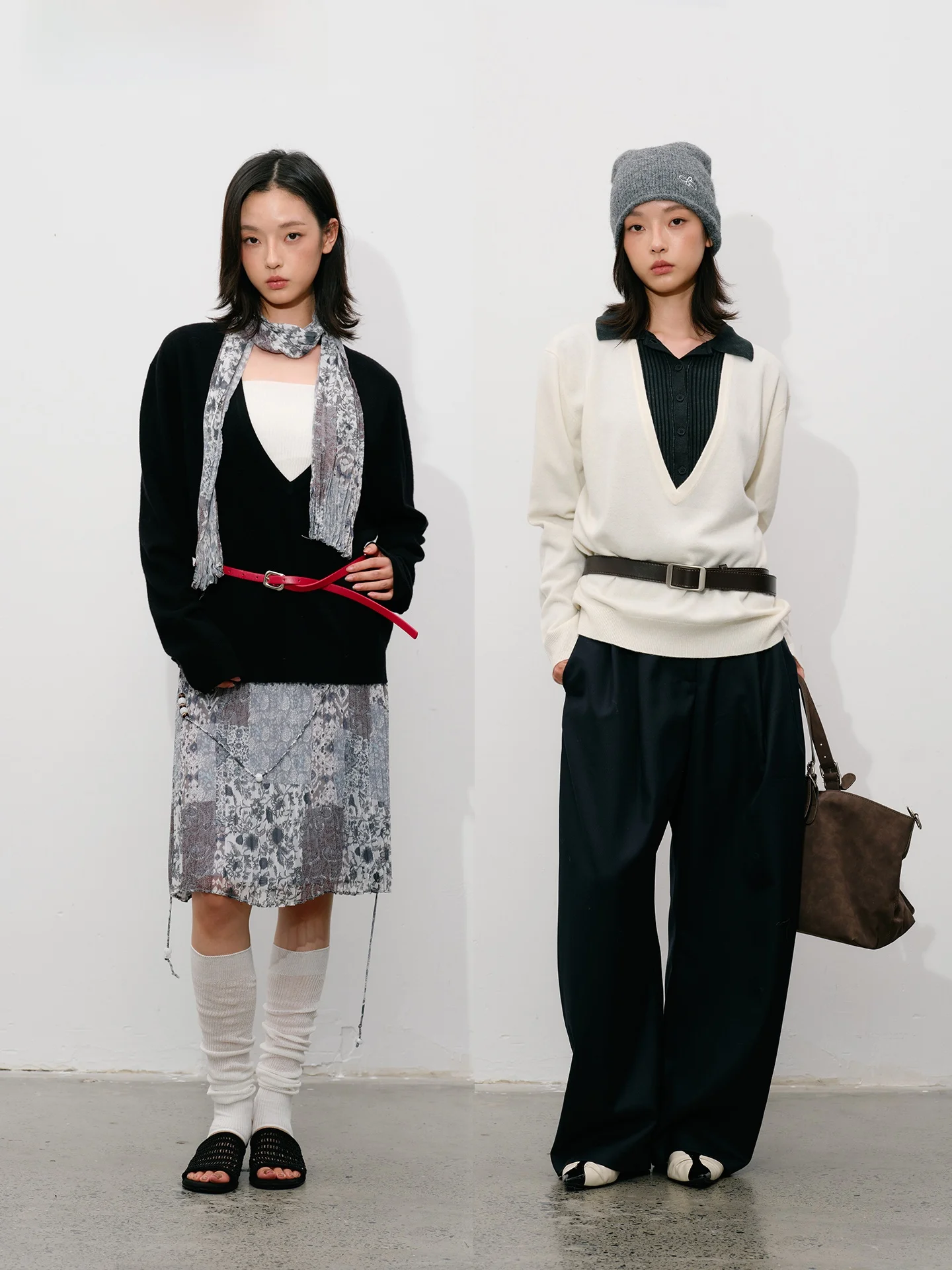 

Asilike00 Шерстяной свитер с V-образным вырезом, простой, свободный, осенне-зимний, в стиле lazy, вязаный, удобный, теплый, с длинными рукавами