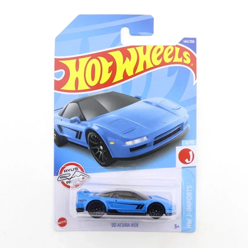 2022-144 Original Hot Wheels 90 ACURA NSX Mini Alloy Coupe 1/64 Metal Diecast Model Car Kids Toys Gift