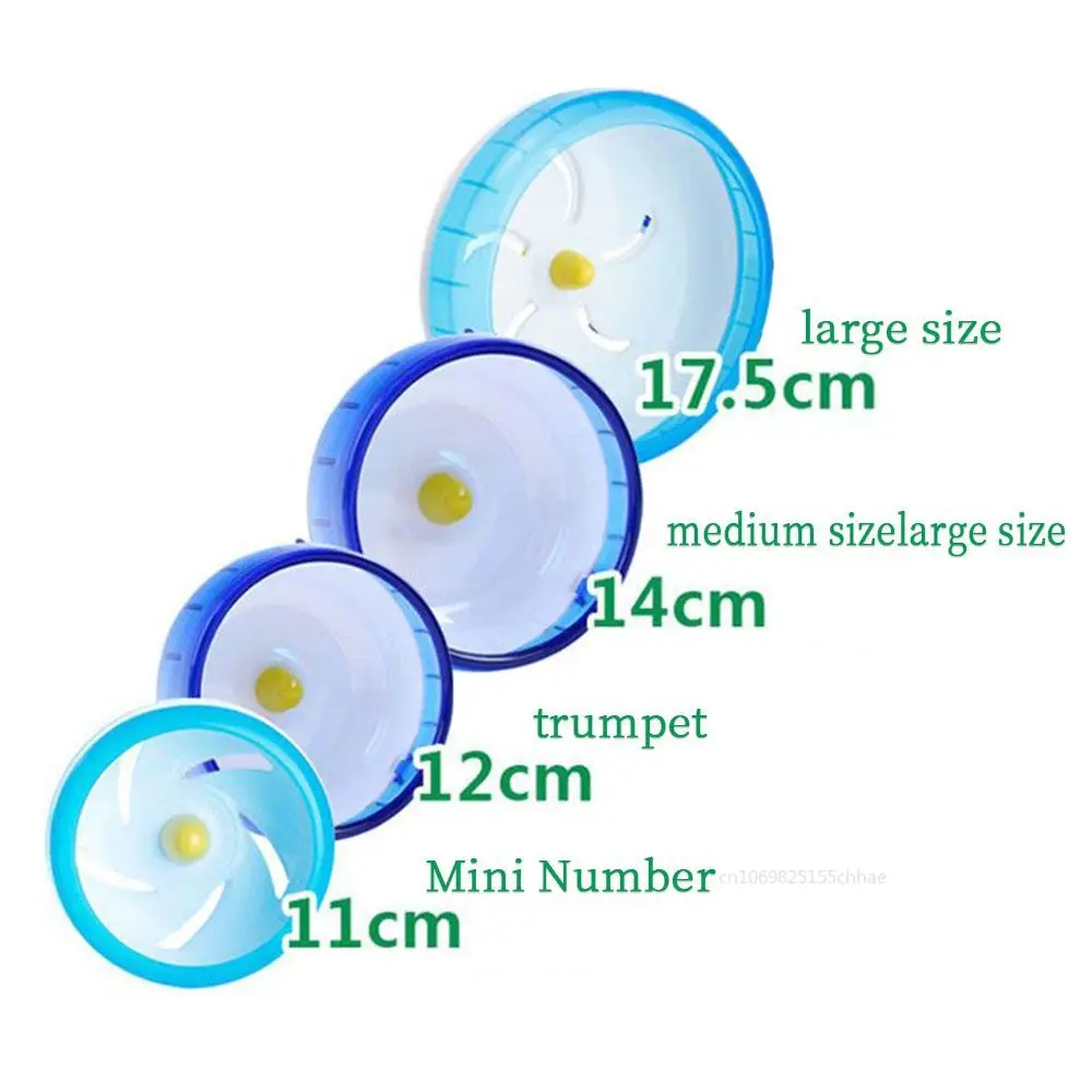 S/M/L Hamster Running Disc Toy Silent Small Pet Rotatory Jogging Wheel Small Pets Sports Wheel Toys Hamster Cage Accessories