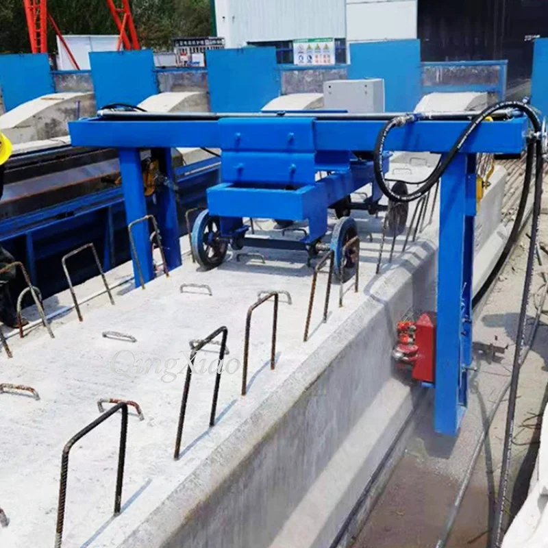 Self Propelled Frame Type Concrete Chipping Machine For Bridge Box Girder Facade Cement Hollow Slab Beam Roughening Equipment