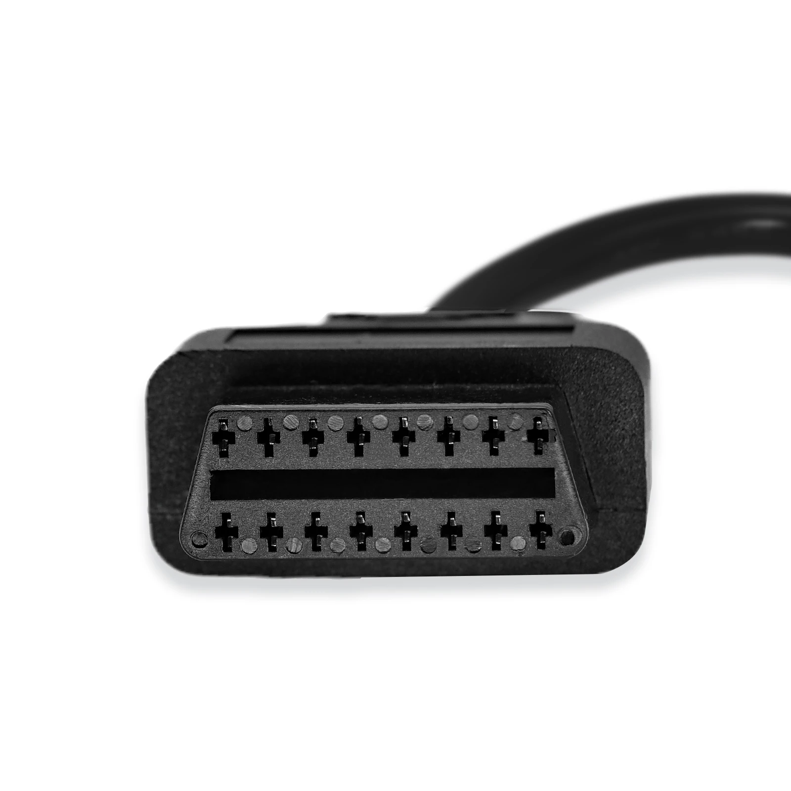 Obd2 أنثى 16 دبوس كابل قافز ل Turck سيارة دراجة نارية يمكن K obd2 موصل obdii محول اتصال مباشر تمديد كابل