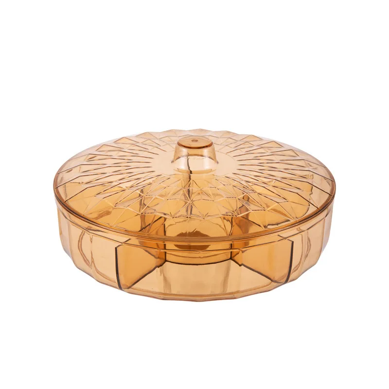 Plastic Fruit Plate for Home Living Room, Dried Fruit Tray, Candy Box, Popular Snack Display Dish