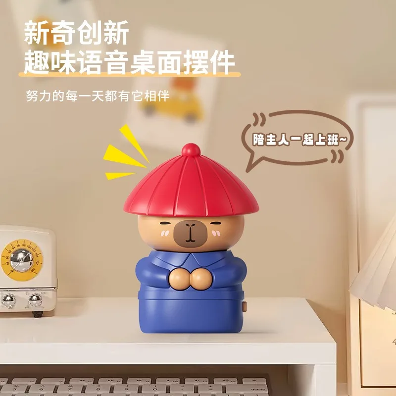 Humorvolle sprachgesteuerte Figur Spielzeug Desktop Ornament, lustige Stressabbauende Spielzeuge Puppe Q-Version Figuren Modell Kinder Geschenke