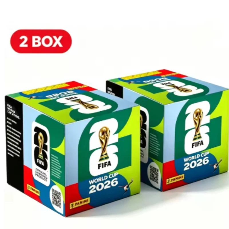2026Panini Official Fifa World Cup 2026 Stickers Collection Box Full Sealed Packets Football Collectible Cards Wholesale