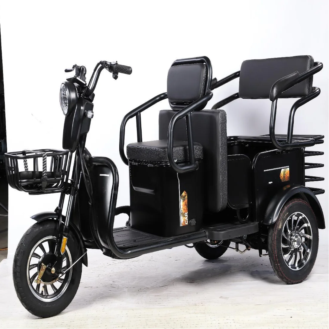 

China Electric Tricycle Factory's 800W 60V Adult Open Model High Quality Cheap Passenger Electric Tricycle Export