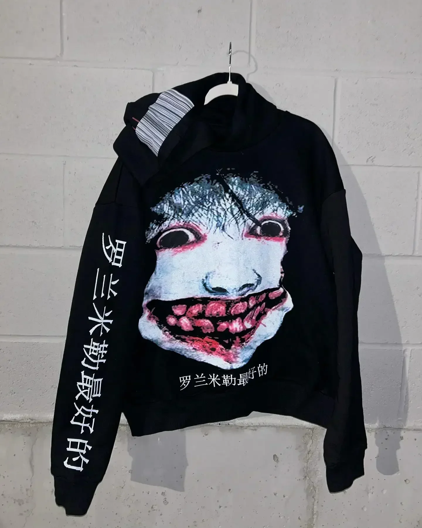 Y2k Drolandmiller Hoodies Women Gothic Punk Streetwear Grunge Top