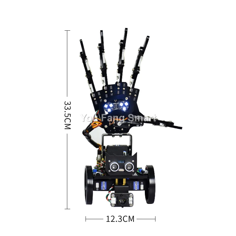 Stm32 프로그래밍 가능 로봇용 바이오닉 로봇 팜 핸드 매니퓰레이터, 오픈 소스 다섯 손 교육 키트, 체성감각 장갑 포함