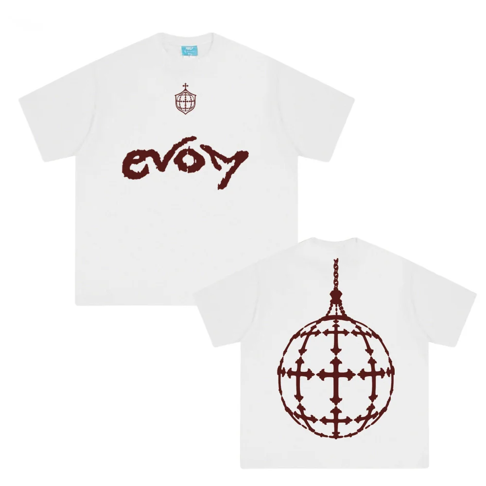 

Regata EVOM - Veigh Merch OficialT-Shirt 100% Cotton Round NeckTshirts High Quality Summer Casual Singer's same style T-shirt