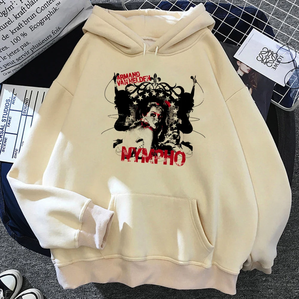 Sudadera con capucha Y2k para mujer, suéter harajuku, ropa de calle