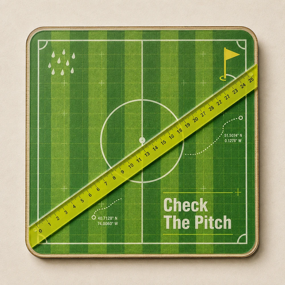 

Creative Acrylic Coasters Sports Watch Party Decor Trip Commemoration Set Fan Theme Gift Pack Leisure Table Ornament Fans Gift