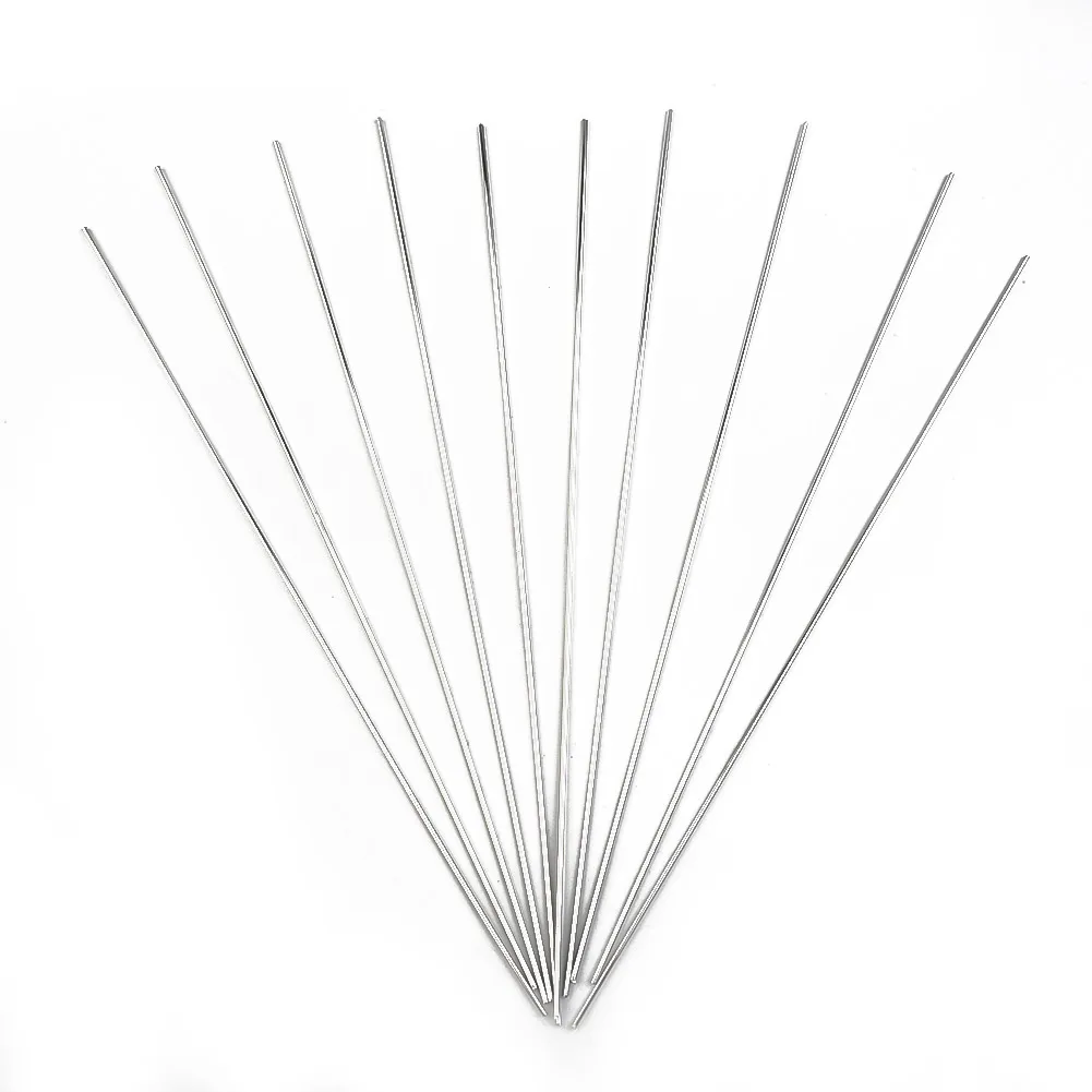 Silver Aluminium Welding Rods 10 piece 500mm/330mm Lot Low Temperature Pack Rod Set Wire Brazing 10Pcs Easy Melt Solder