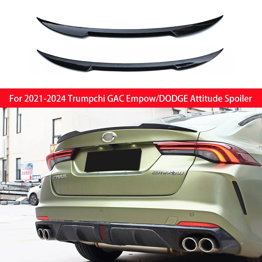 

For 2021 2022 2023 2024 Trumpchi GAC Empow/DODGE Attitude Rear Trunk Lid Car Spoiler Wings Tuning Accessories Kit