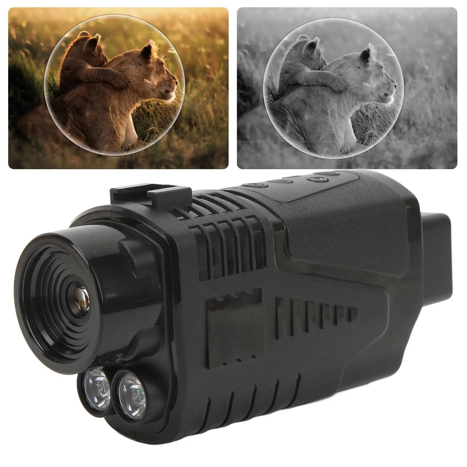 Rechargeable Monocular Night Goggles with 2000mAh Lithium Battery - Ideal for animal Observation