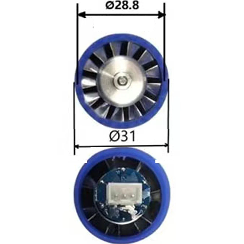 100000RPM DC Brushless Motor Culvert Fan Precision Aluminum Impeller Electric Hair Dryer Ultra High Speed 9-12V/7-24V