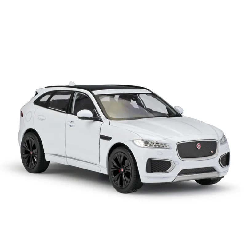 WELLY-Coche de juguete de aleación para niños, vehículo de juguete de coche de F-PACE, Diecasts, 1:24
