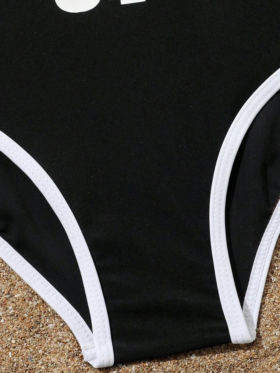 2026 Print Girls Swimsuit Two Piece Kids Swimwear Female Children\'s Bathers Bathing Swimming Swim Suit Beachwear