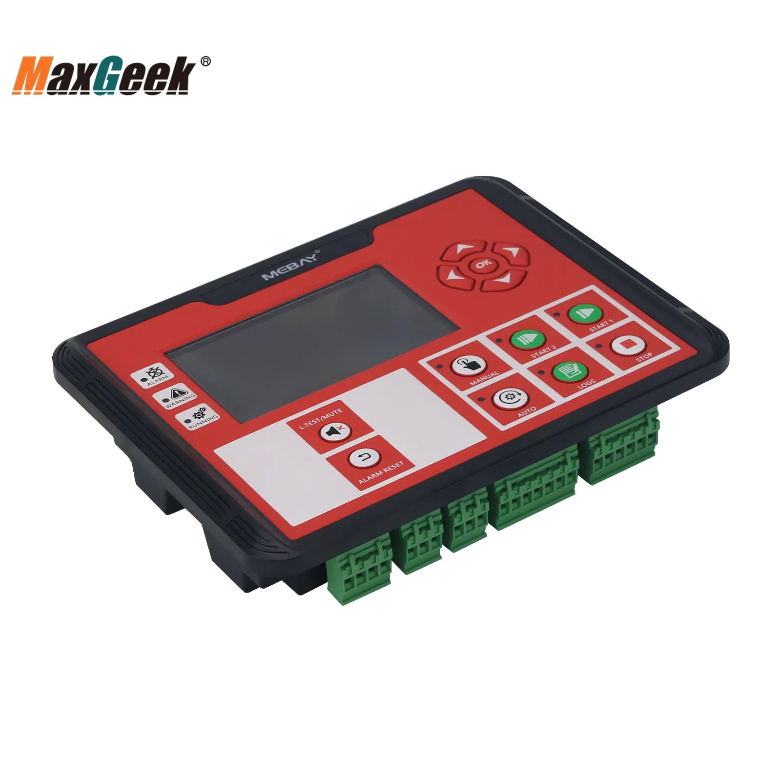 Maxgeek-MEBAY وحدة تحكم مضخة الحريق ، وحدة تحكم المولد المستخدمة لوحدات مضخة الحريق ، مدفوعة بمحركات الديزل ، fc70der