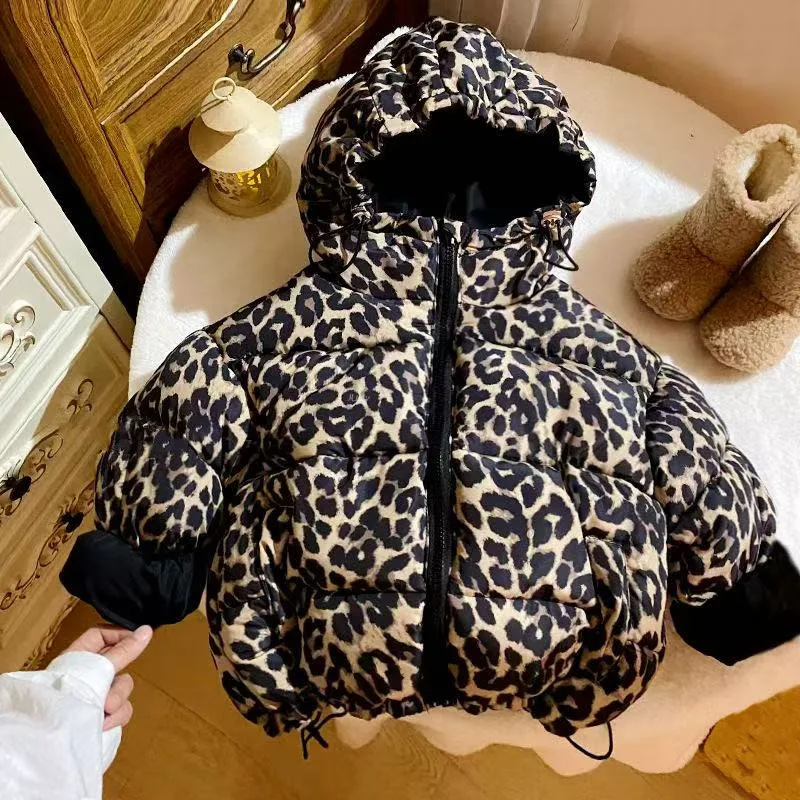 

Boys and Girls' Thick Cotton Jacket New Style Western style Cotton Jacket Children's Winter Bread Jacket baby Cotton Jacket Top