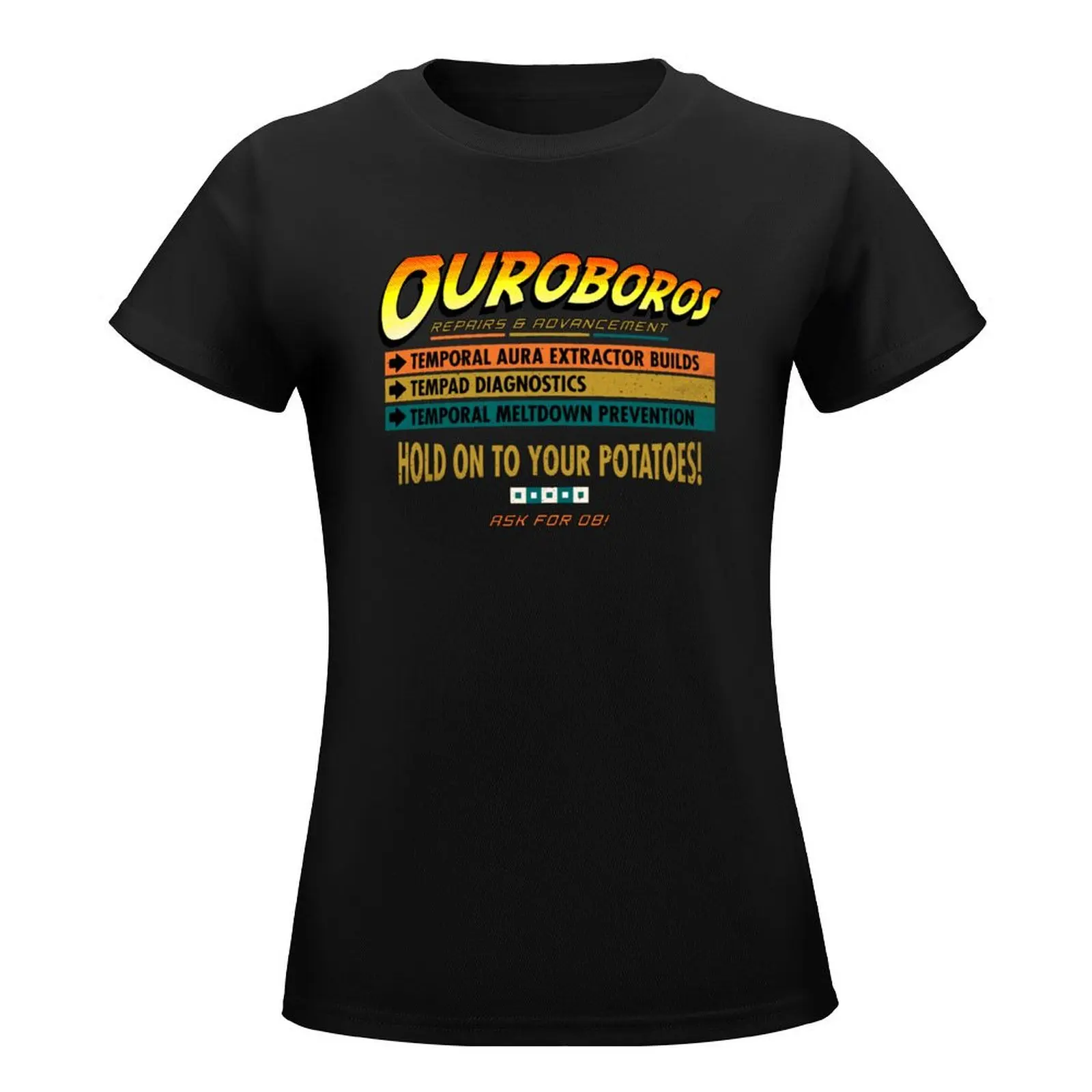 Ouroboros - OB Repairs & Advancements T-Shirt customs vintage clothes aesthetic clothes summer clothes for Women