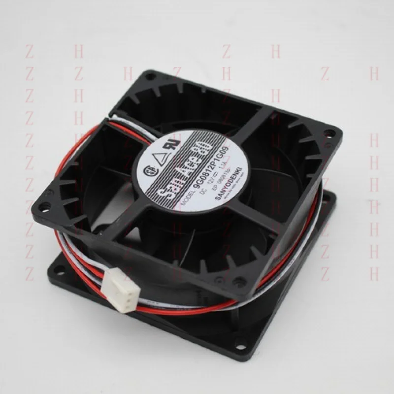 XXZ FOR San Ace 9G0812P1G15 12V 1.1A 8038 8CM 3-pin server chassis fan