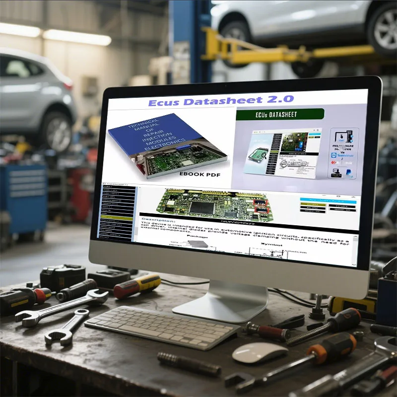 

Ecus Datasheet 2.0 ECU Repair Software PCB Schematics with Electronic Components of Car ECU Additional Information For IAW Bosch