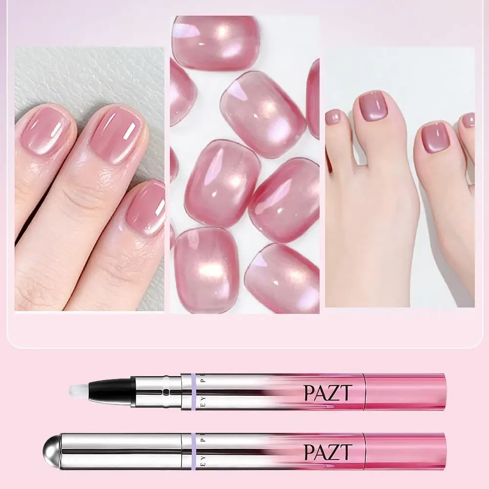 Multifunctional Lazy Cat Eye Nail Art Gel Pen Nail Polish With Magnetic Ball Nail Design Tools Natural Nail Makeup