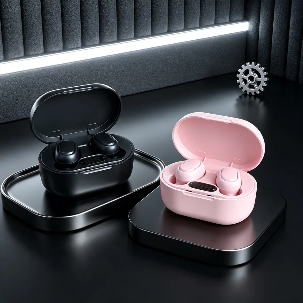 Bluetooth Headphones Wireless Earbuds Professional Bluetooth Headsets Feature Adjustable Headbands for Customized Ergonomic Fits