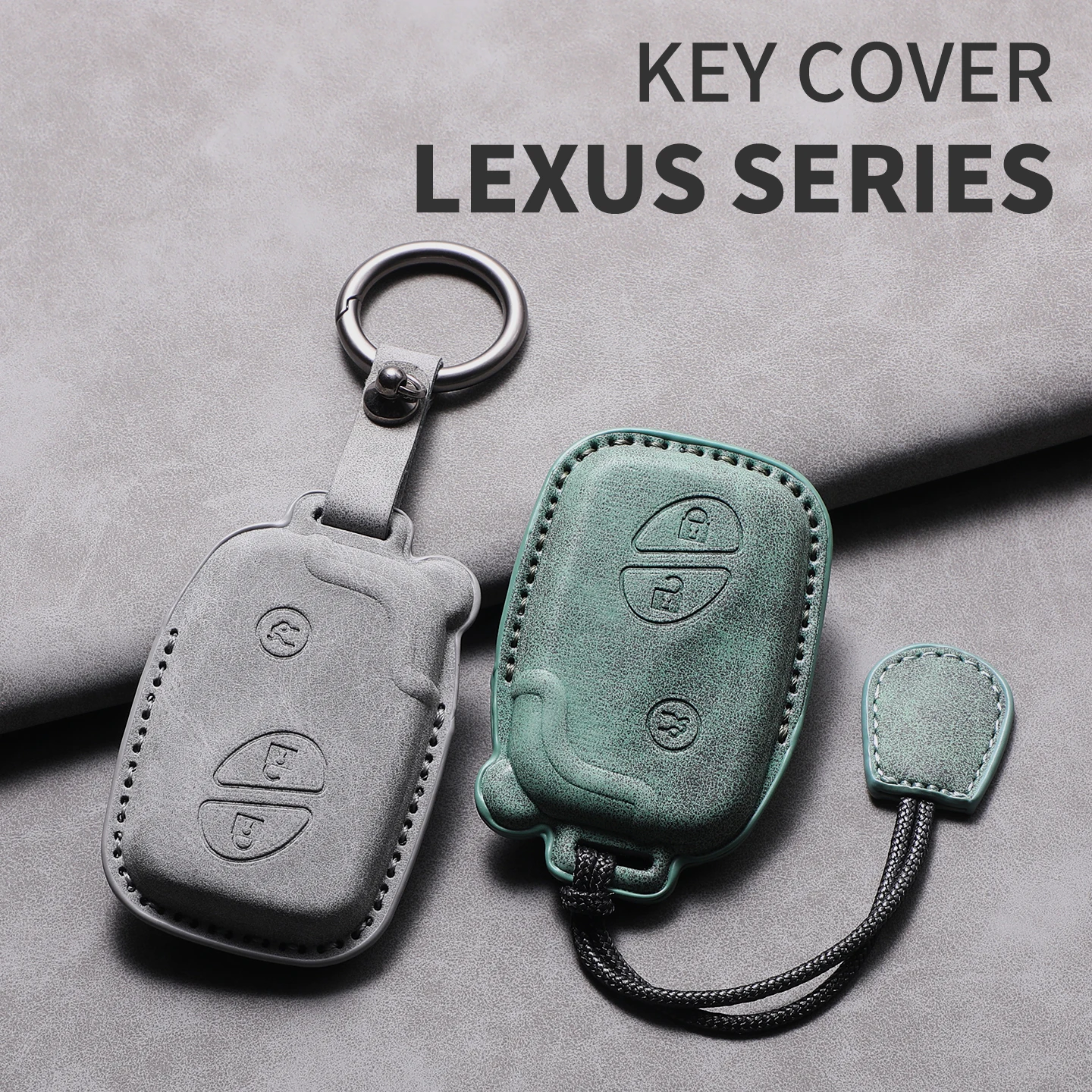 Custom Car Key Fob Cover With Keychain Fit for Old Lexus ES240 IS250 GX400 CT200 RX270, Vintage Lexus Key Protector Case
