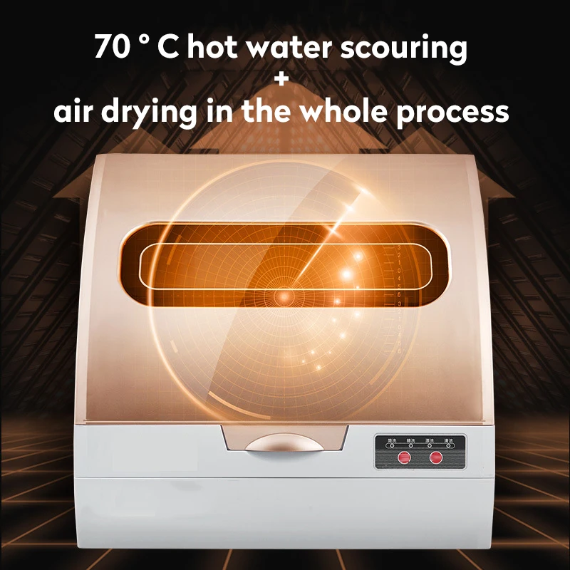 غسالة أطباق أوتوماتيكية صغيرة محمولة للفندق، غسالة أطباق مطبخ منزلية مستقلة