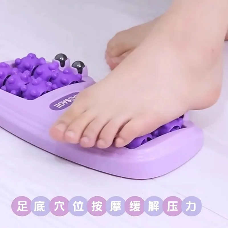 

Роликовый массажер для ног, магнитный роликовый ролик для облегчения боли, расслабление ног, акупунктурные точки, стимуляция мышц, улучшение кровообращения, расслабление