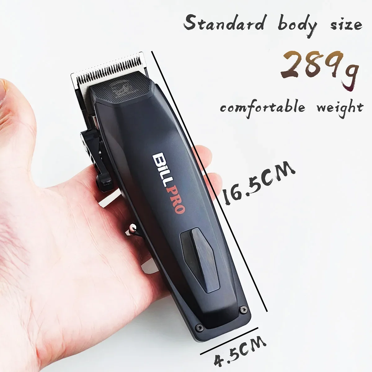 BiLL PRO BL350 Actual New Professional Gradient High Power Oil Head Hair Clipper 7500RPM  High Speed Hair Salon Cutting Trimmer