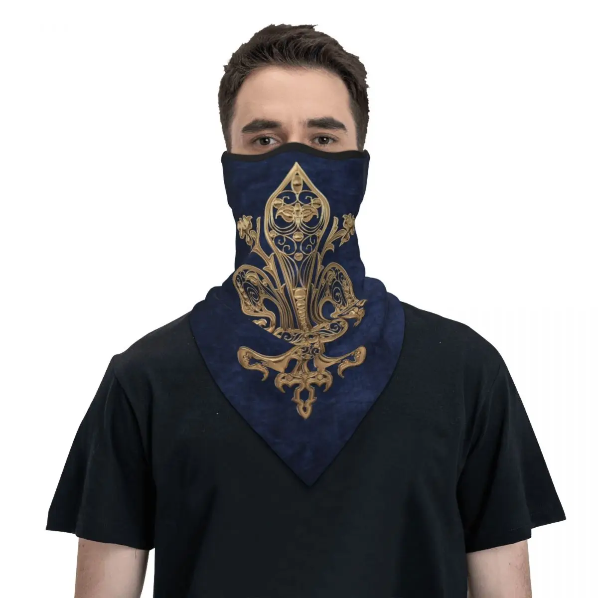 Gold Filigree Fleur… - image