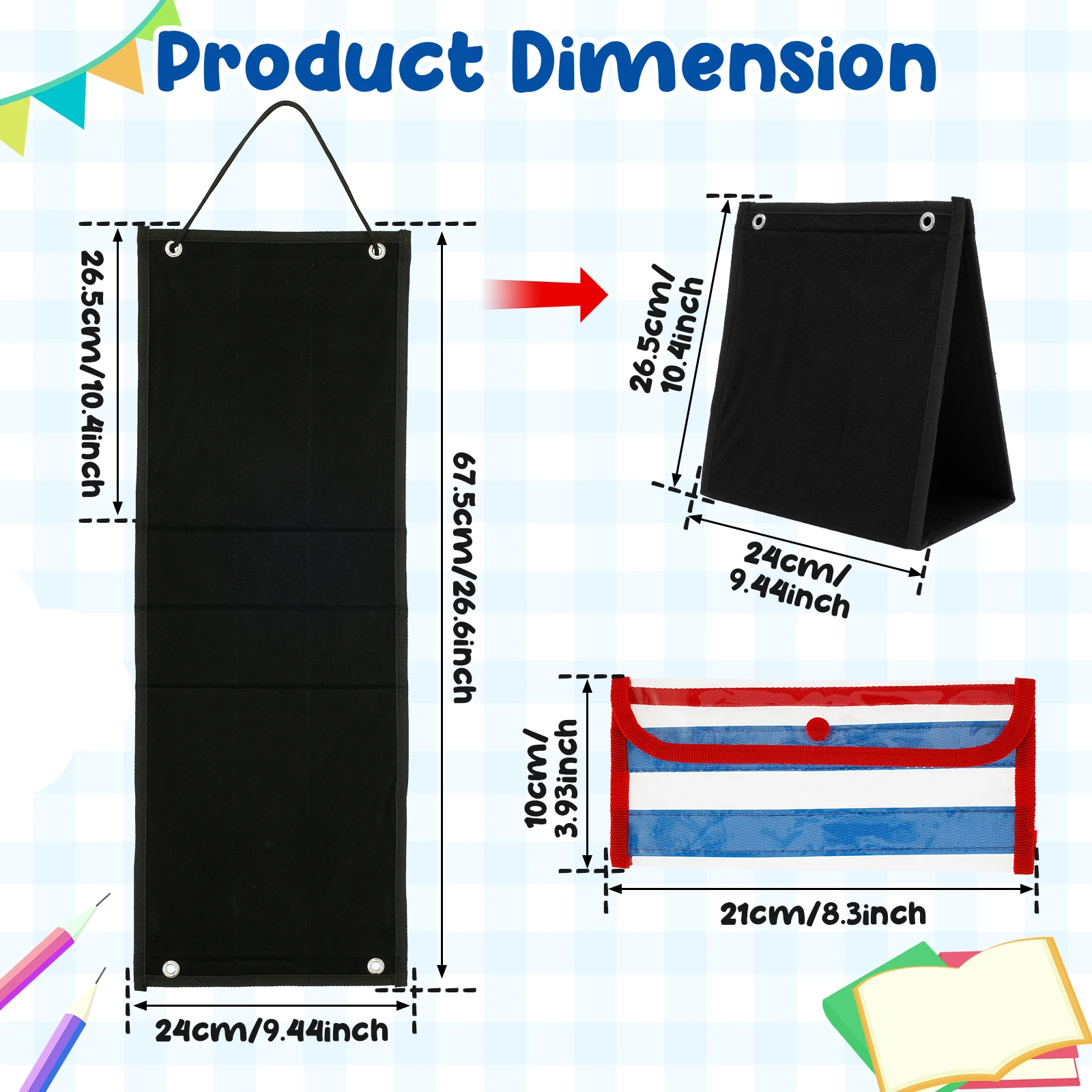 Visual Schedule Chore Chart for Kid Daily Routine Chart with 96Cards Calendar Pocket Autism Learning Behavioral Tool For School