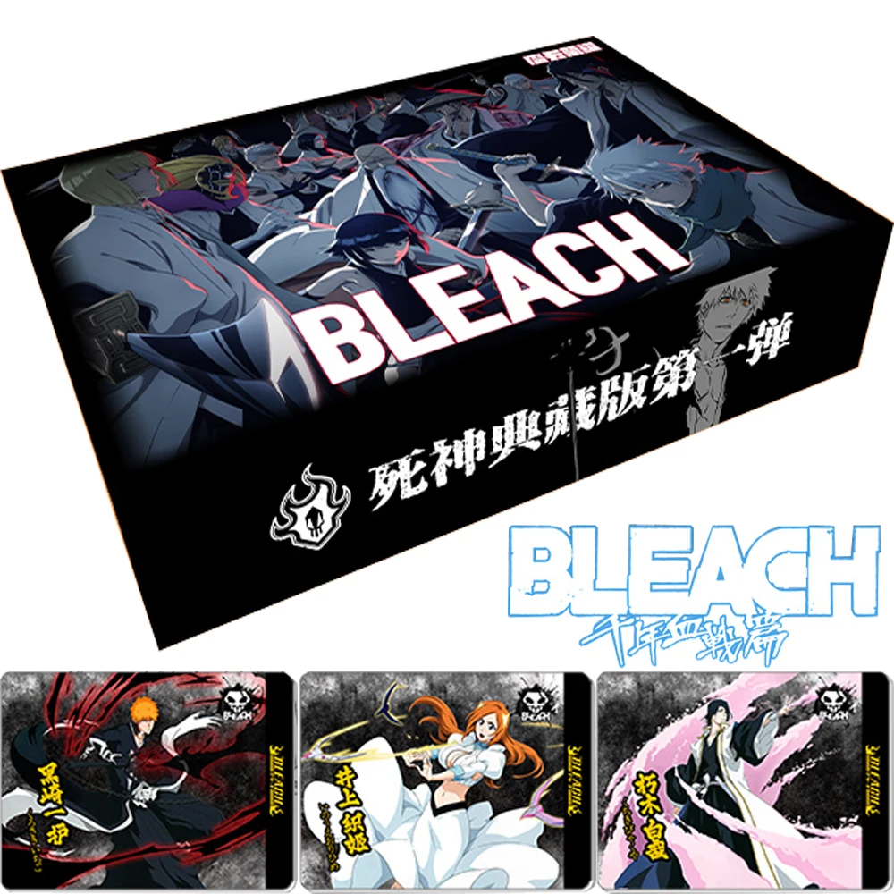 

Genuine BLEACH Card For Children Kurosaki Ichigo Inoue Orihime Ishida Uryuu Sado Yasutora Limited Game Collection Card Kids Toys